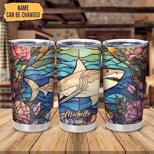 Your Exclusive SharkLovers Stainless Steel Tumbler 20 oz With Lid