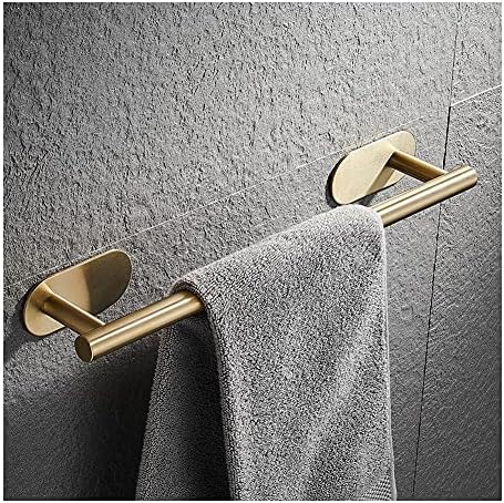 Gold-Plated bath Towel Rail Durable Wall-Mounted Unit for Home