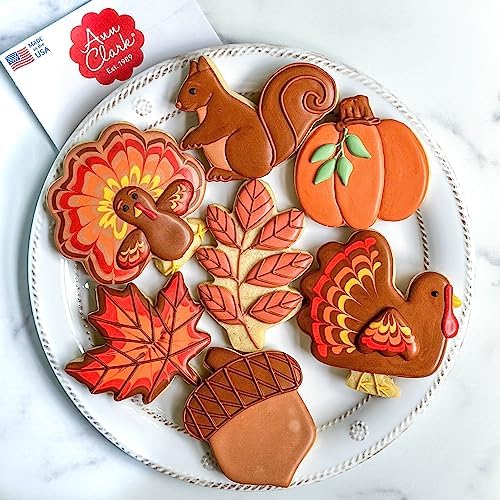 Fall and Thanksgiving Cookie Cutters Set 7 Pc Made in USA