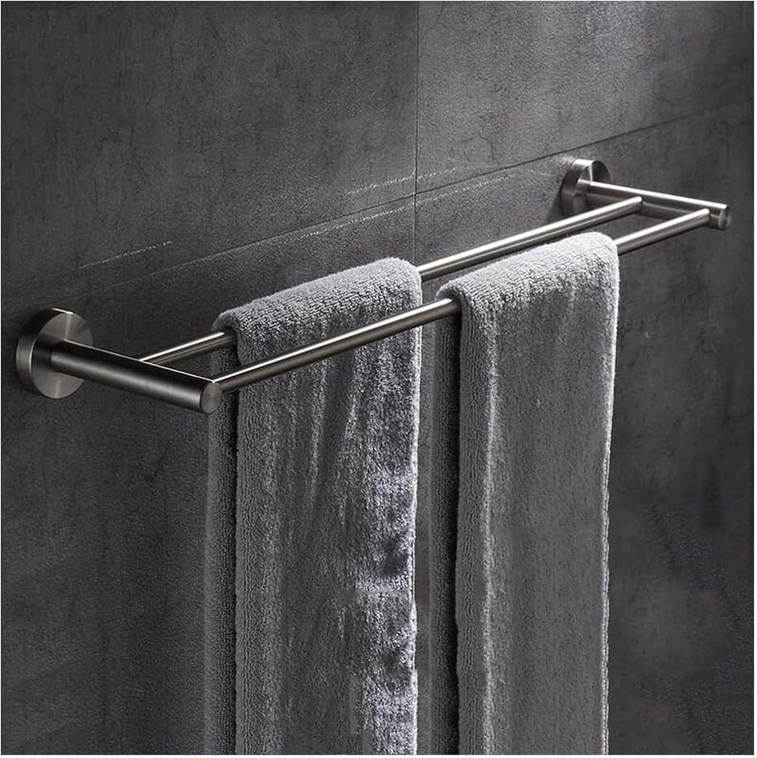 Sturdy Stylish Towel Rail - 304 Stainless Steel Towel Holder for Bathrooms kitchens More